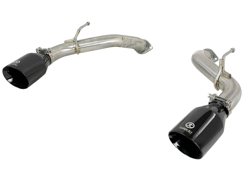 aFe POWER Takeda 2.5in 304 SS Axle-Back Exhaust w/ Black Tips 17-19 Infiniti Q60 V6-3.0L (tt)