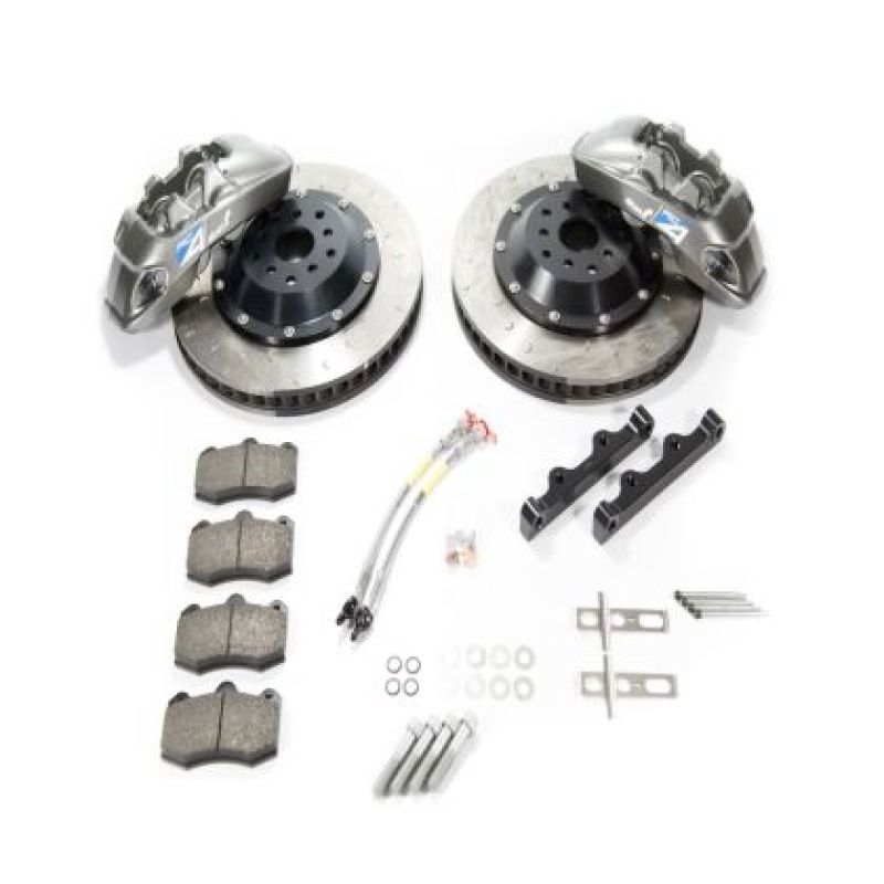 Alcon 2009+ Nissan GT-R R35 380x33mm Rotor Grey 4 Piston Caliper RC4 R ...