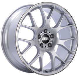 BBS CH-R 20x9 5x120 ET24 Brilliant Silver Polished Rim Protector Wheel -82mm PFS/Clip Required
