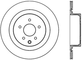 StopTech Power Slot 09 Nissan 370z / 08-09 Infiniti G37 Slotted Rear Left CRYO Rotor