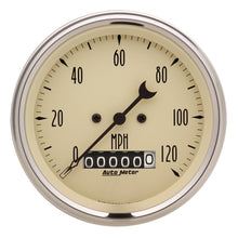 Load image into Gallery viewer, Autometer Antique Beige 5 Piece Kit 3-3/8in &amp; 2-1/16 Elec. Speedometer Gauges