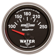 Load image into Gallery viewer, Autometer Sport-Comp II 52mm 100-250 F Short Sweep Electronic Water Temperature Gauge