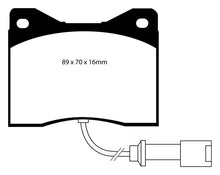 Load image into Gallery viewer, EBC 78-82 BMW M1 3.5 Redstuff Front Brake Pads