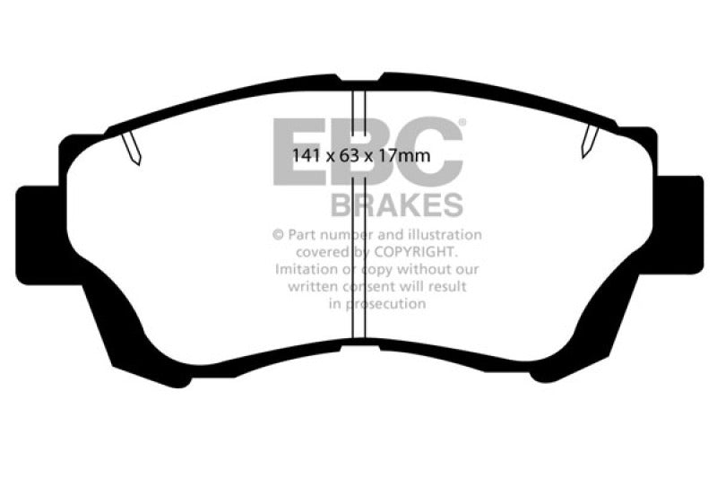 EBC 92-96 Lexus ES300 3.0 Greenstuff Front Brake Pads