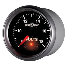 Load image into Gallery viewer, Autometer Sport-Comp II 2-1/16in Digital Voltometer Gauge - 18V