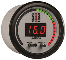 Load image into Gallery viewer, Autometer Stack 52mm Pro-Control Wideband Air/Fuel Ratio (Lambda) Gauge - White