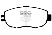 Load image into Gallery viewer, EBC 93-94 Lexus LS400 4.0 Yellowstuff Front Brake Pads