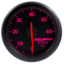 Load image into Gallery viewer, Autometer Airdrive 2-1/6in Boost Gauge 0-60 PSI - Black