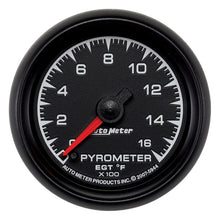 Load image into Gallery viewer, Autometer ES 52.4mm Pyrometer 0-1600 Degree F FSE Gauge