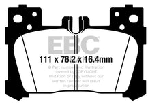 Load image into Gallery viewer, EBC 2018+ Lexus LC500 5.0L Redstuff Rear Brake Pads