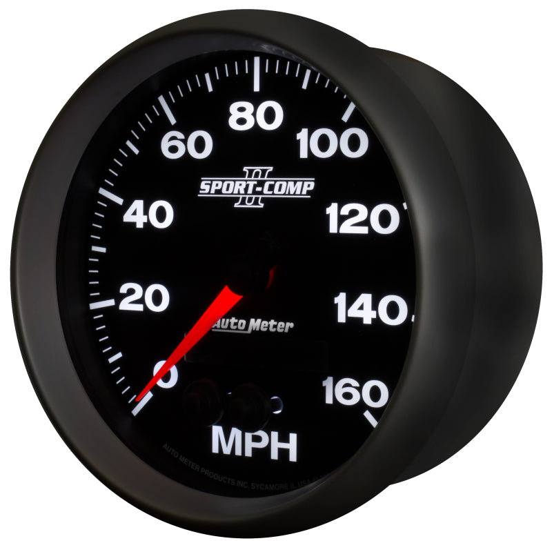 Autometer Sport-Comp II 5in 0-140MPH In-Dash Electronic GPS Programmable Speedometer