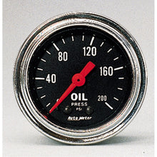 Load image into Gallery viewer, Autometer Traditional Chrome 2-1/16in 200 PSI Mechanical Oil Pressure Gauge