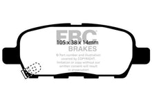 Load image into Gallery viewer, EBC 02 Infiniti G35 3.5 w/o DCS Redstuff Rear Brake Pads