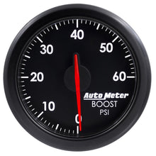 Load image into Gallery viewer, Autometer Airdrive 2-1/6in Boost Gauge 0-60 PSI - Black