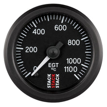 Load image into Gallery viewer, Autometer Stack 52mm 0-1100 Deg C Pro Stepper Motor Exhaust Gas Temp Gauge - Black