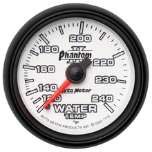 Load image into Gallery viewer, Autometer Phantom II 2-1/16in 120-240 Degree F Mechanical Water Temp Gauge