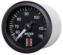 Load image into Gallery viewer, Autometer Stack Instruments 52mm 50-115 Celsius 3/8 BSPT (M) Mechanical Water Temp Gauge - Black