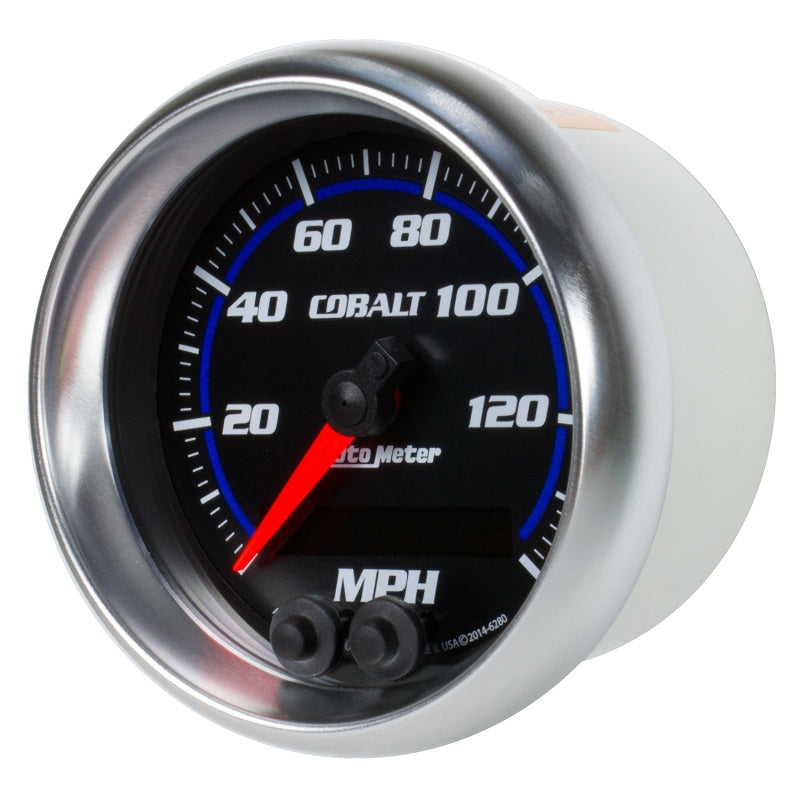 Autometer Cobalt 3-3/8in 0-140MPH In-Dash Electronic GPS Programmable Speedometer