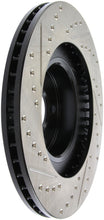 Load image into Gallery viewer, StopTech 02-10 Subaru WRX Slotted &amp; Drilled Left Front Rotor (exc. STi)