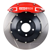 Load image into Gallery viewer, StopTech 90-96 300zx Front BBK w/ Red ST-40 Calipers Slotted 332x32 Rotors Pads and SS Lines