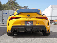 Load image into Gallery viewer, aFe POWER Takeda 2021 Toyota Supra 2.0L (t) 2.5in-3in 304 SS CB Exhaust w/ Blue Tips