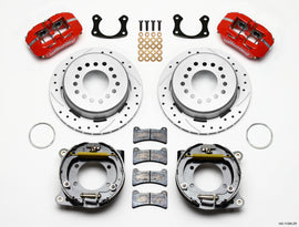 Wilwood Dynapro Low-Profile 11.00in P-Brake Kit Drill Zinc Red New Big Ford 2.50in Offset