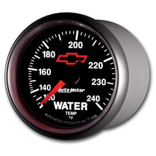 Load image into Gallery viewer, Autometer Sport-Comp II 2-1/16in 120-240 Deg Mechanical Water Temp Gauge - Bowtie Black