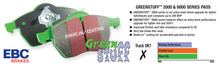 Load image into Gallery viewer, EBC 93-94 Lexus LS400 4.0 Greenstuff Front Brake Pads