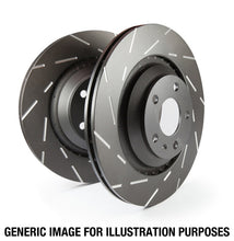 Load image into Gallery viewer, EBC 09+ Mitsubishi Lancer 2.0 Turbo Ralliart USR Slotted Front Rotors