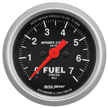 Load image into Gallery viewer, Autometer 2-1/16in 7BAR Digital Stepper Motor Sport-Comp Fuel Pressure Gauge