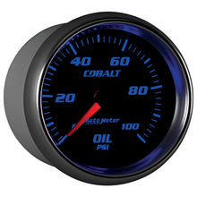 Load image into Gallery viewer, Autometer Cobalt 66mm 0-100 PSI Oil Pressure Gauge