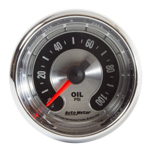 Load image into Gallery viewer, Autometer American Muscle 2 1/16in 100PSI Mechanical Oil Pressure Gauge