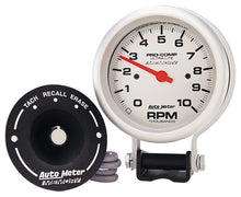 Load image into Gallery viewer, AutoMeter Gauge Tachometer 3-3/4in. 10K RPM Pedestal W/ Peak Memory Ultra-Lite