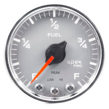 Load image into Gallery viewer, Autometer Spek-Pro Gauge Fuel Level 2 1/16in 0-270 Programmable Slvr/Chrm