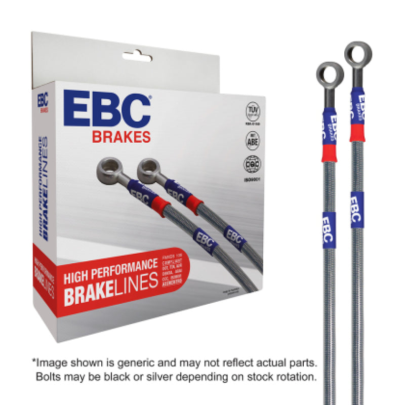 EBC 11-15 Hyundai Veloster (1st Gen) 1.6L Stainless Steel Brake Line Kit