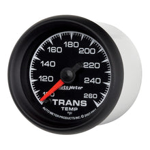 Load image into Gallery viewer, Autometer ES 52.4mm Full Sweep Electronic 100-260 Degree F Transmission Temprature Gauge