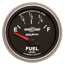 Load image into Gallery viewer, Autometer Sport-Comp II 52mm 240-33 ohms Short Seeep Electronic Fuel Level Gauge