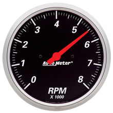 Load image into Gallery viewer, Autometer Designer Black 5in 8k RPM Tachometer Gauge