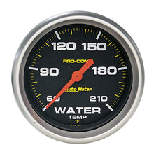 Load image into Gallery viewer, Autometer Pro Comp 60-210 Deg F Full Sweep Electronic Water Temperature Low Temp Gauge