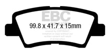 Load image into Gallery viewer, EBC 12+ Hyundai Azera 3.3 Yellowstuff Rear Brake Pads