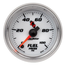 Load image into Gallery viewer, Autometer C2 52mm 100 PSI Electronic Fuel Pressure Gauge