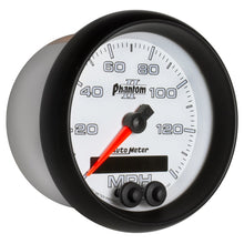 Load image into Gallery viewer, Autometer Phantom II 3-3/8in 0-140MPH In-Dash Electronic GPS Programmable Speedometer