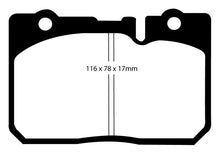 Load image into Gallery viewer, EBC 95-00 Lexus LS400 4.0 Redstuff Front Brake Pads