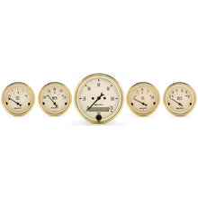 Load image into Gallery viewer, AutoMeter Gauge Kit 5 Pc. 3-1/8in. &amp; 2-1/16in. Elec. Speedometer Golden Oldies