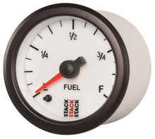 Load image into Gallery viewer, Autometer Stack 52mm 0-280 Ohm Programmable Pro Stepper Motor Fuel Level Gauge - White