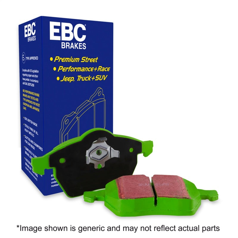 EBC 16-17 Smart Fortwo Greenstuff Front Brake Pads